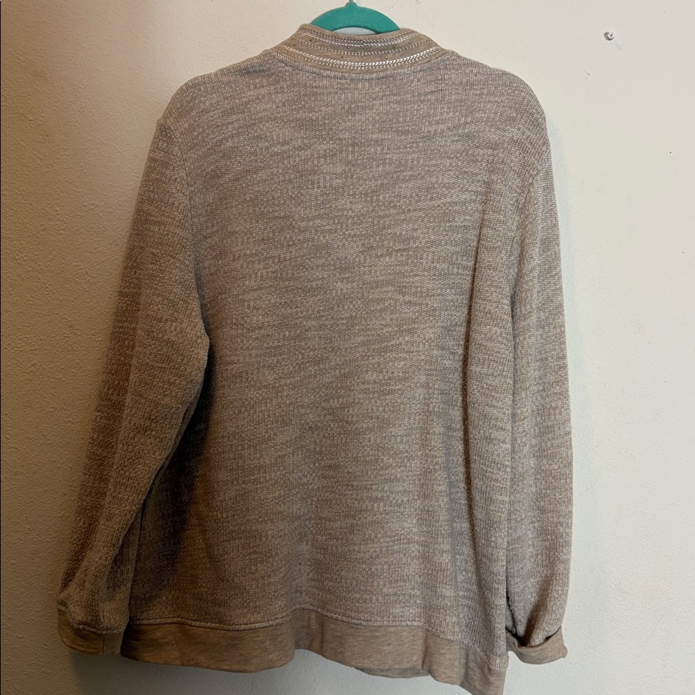 Chico’s Zenergy Tonal Embroidered Jacket Chicos Size 4 =xxl - Picture 7 of 8